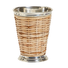 Rattan Wrapped Mint Julep Cup