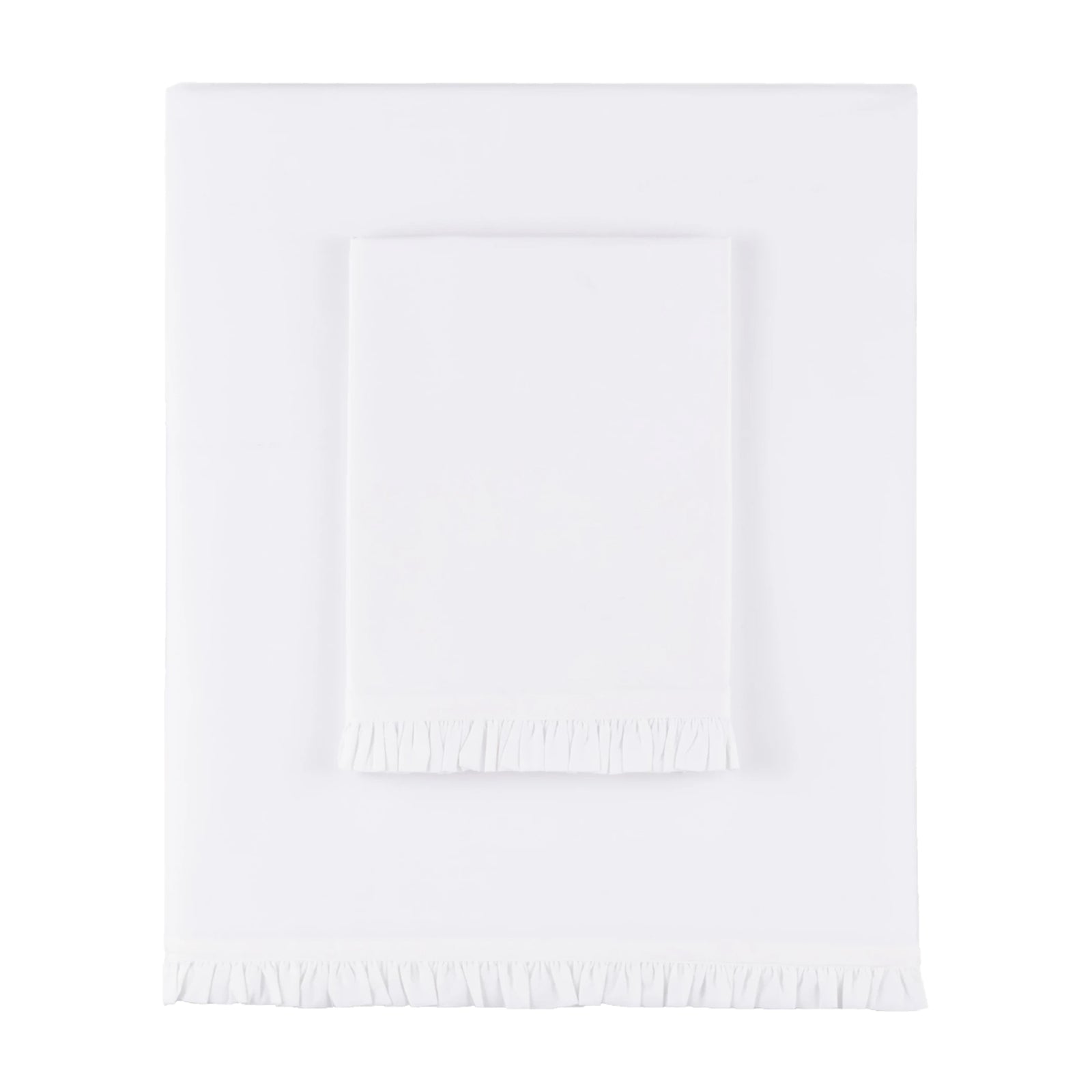 Classic Ruffle White Sheet Set