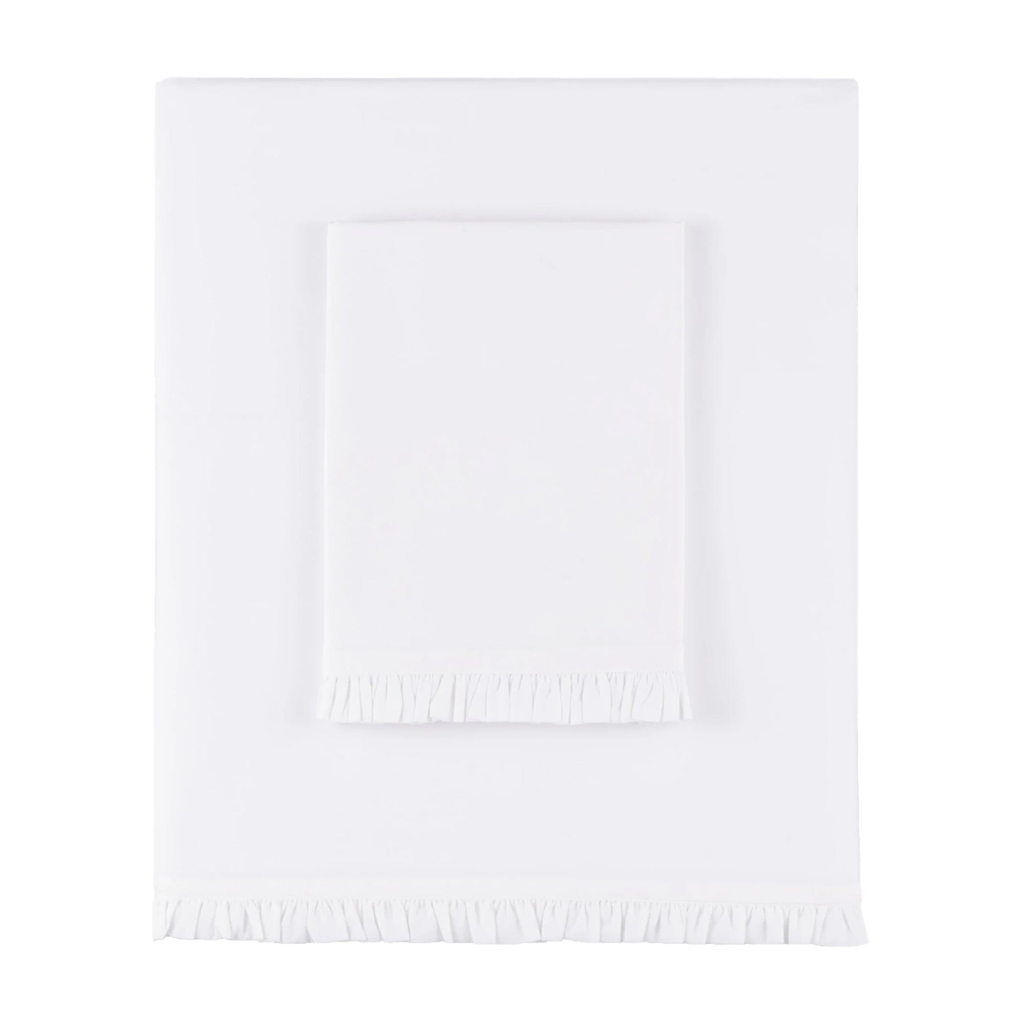 Classic Ruffle White Sheet Set