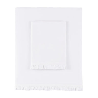 Classic Ruffle White Sheet Set