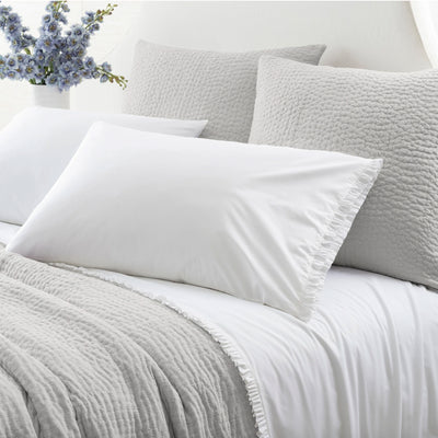 Classic Ruffle White Sheet Set