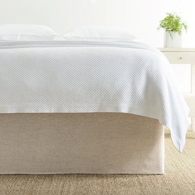 Stone Washed Linen Bed Skirt