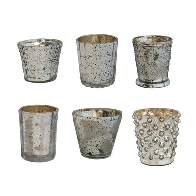 Mercury Glass Votive Holder