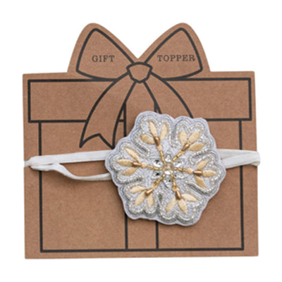 Snowflake Gift Toppers