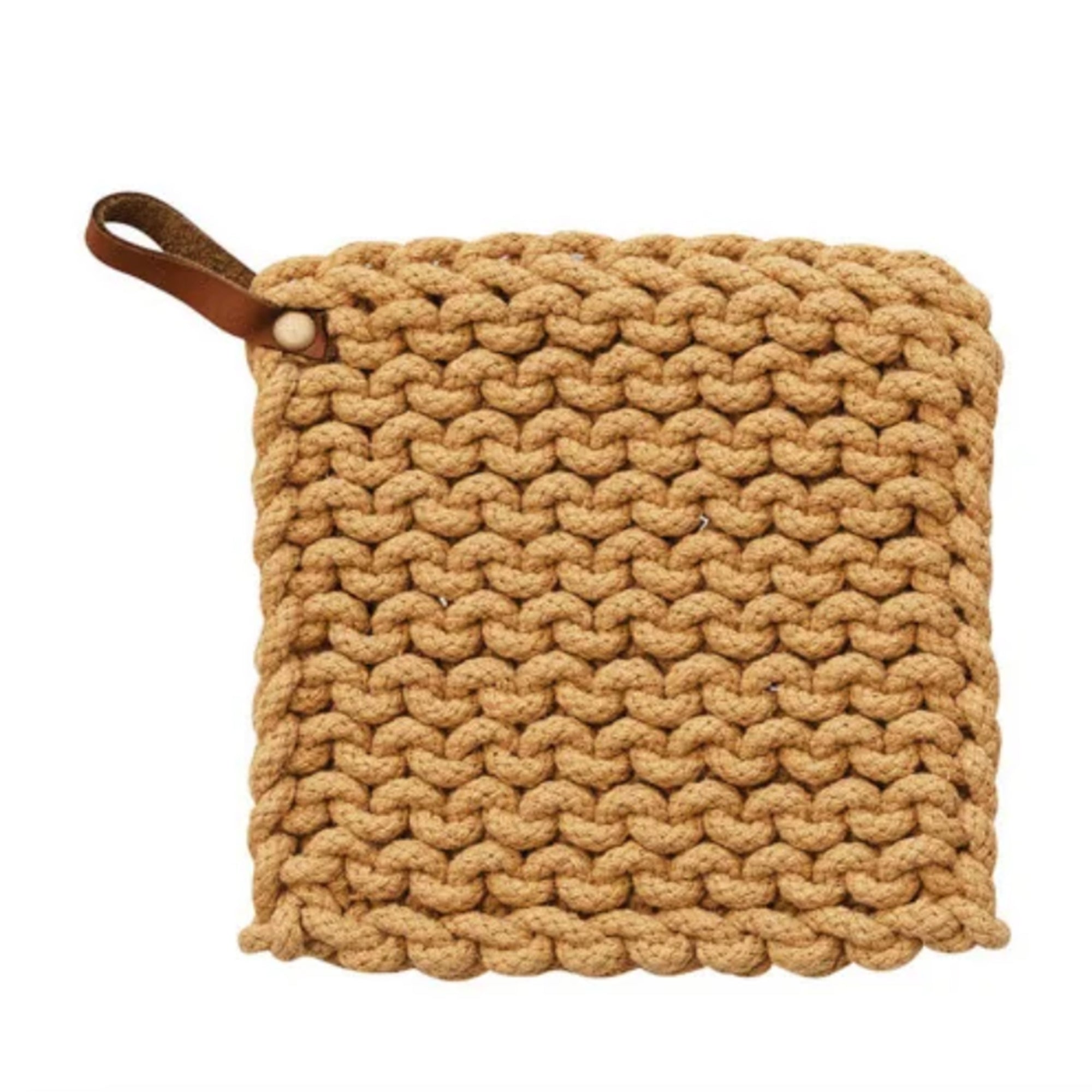 Cotton Crocheted Pot Holder