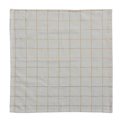 Cotton Grid Napkins