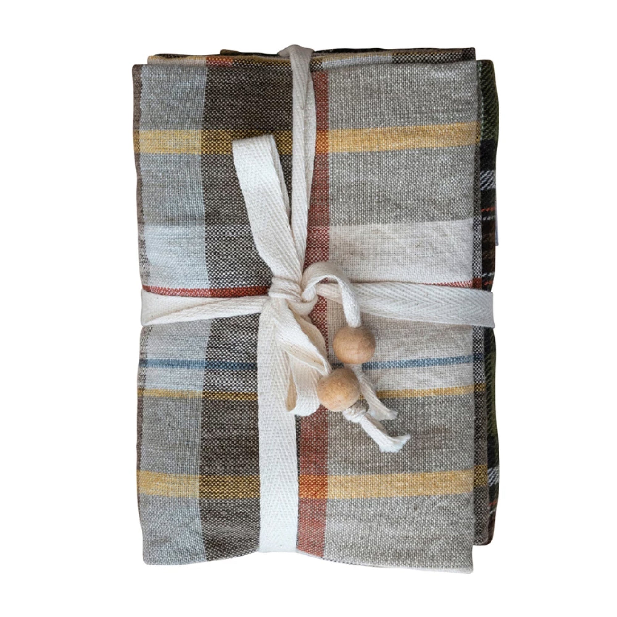 Cotton Plaid Tea Towels