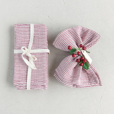 Cotton Striped Napkins