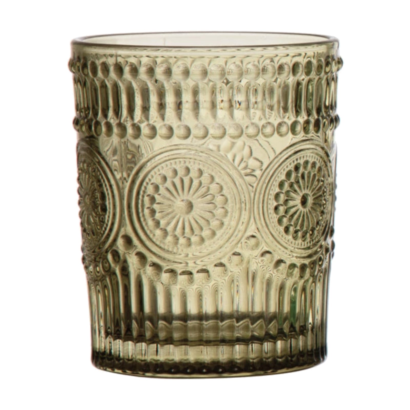 Embossed Drinking Glass