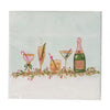 Holiday Cocktails Paper Napkins