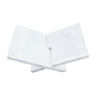 Interlocking Marble Book Holder