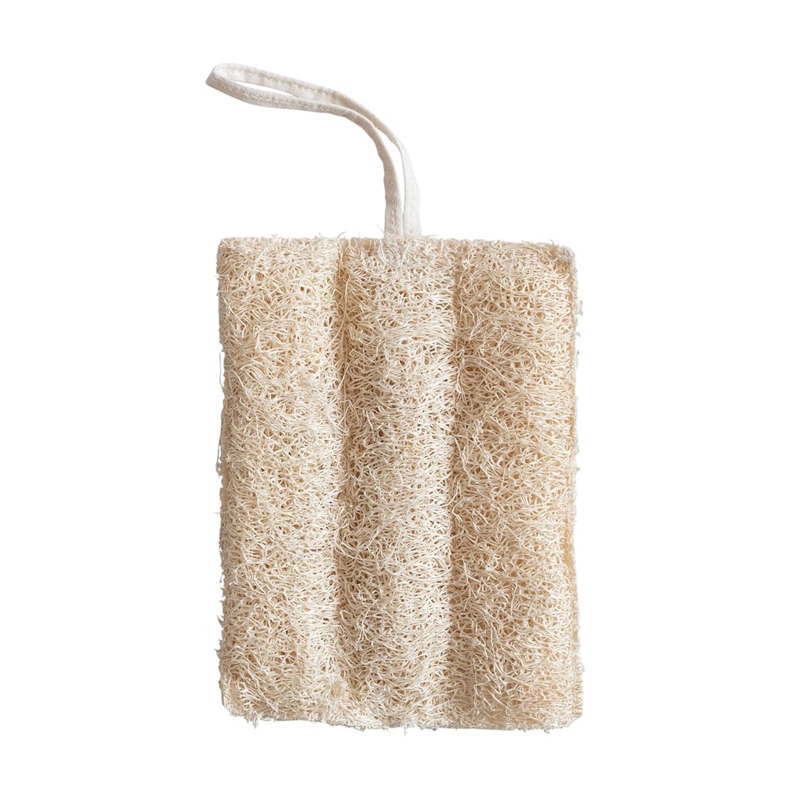 Loofah with Cotton Rope Hanger