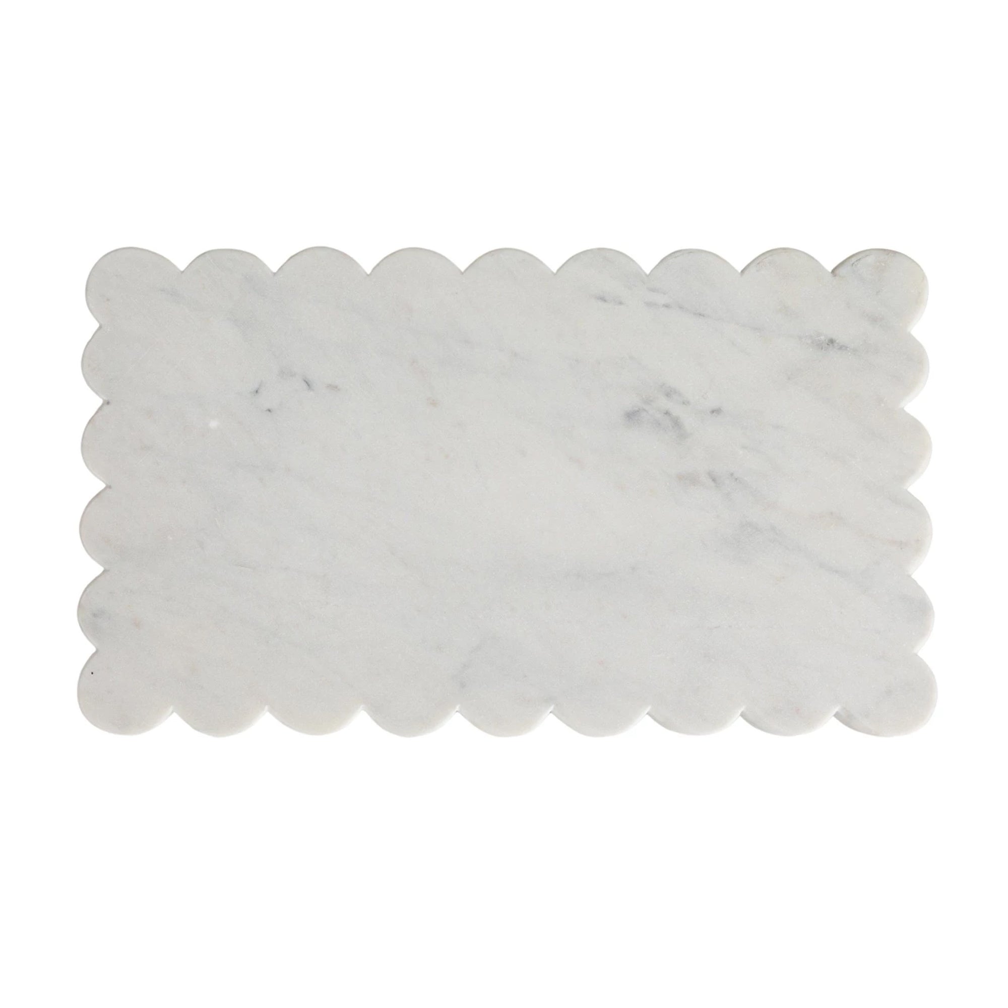 Scalloped Marble Cheese Board