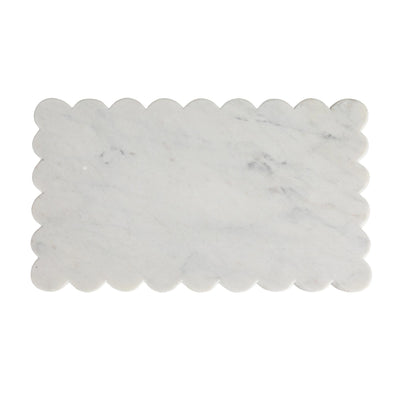 Scalloped Marble Cheese Board