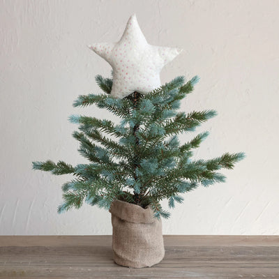 Sequin Wool Felt Star Tree Topper