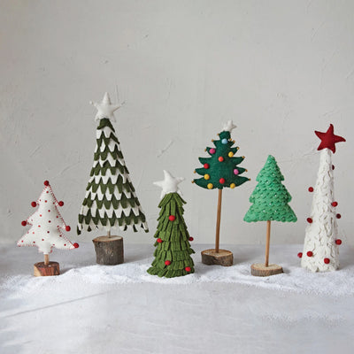 Sequin Wool Felt Tree