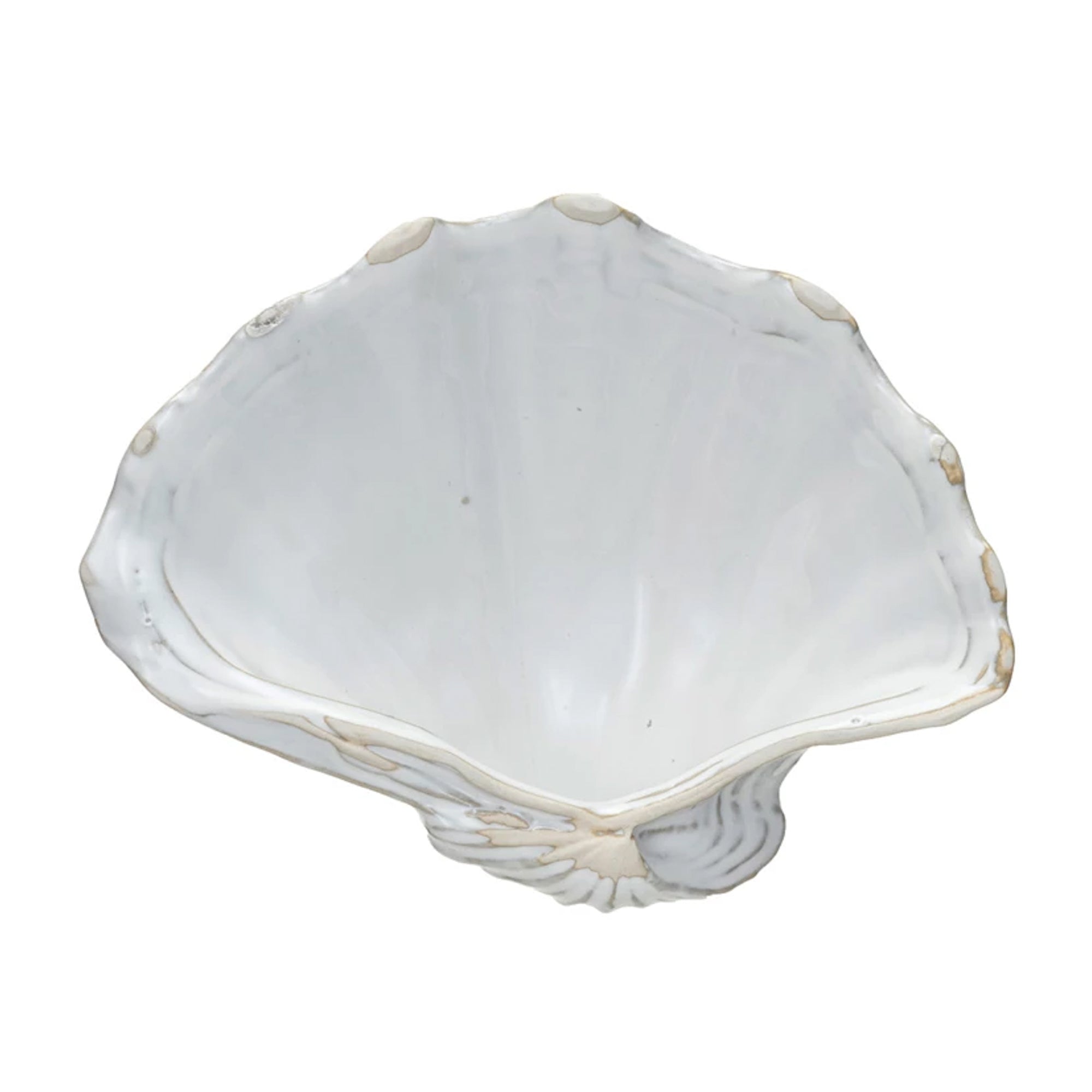 Stoneware Shell Shaped Dish