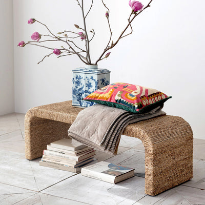 Woven Waterfall Bench