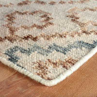 Jelly Roll Woven Wool Rug