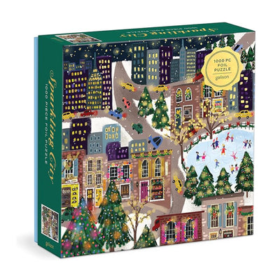 Sparkling City Gold Foil Puzzle