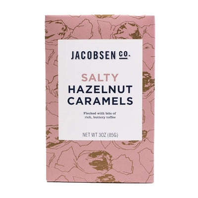 Salty Hazelnut Caramels