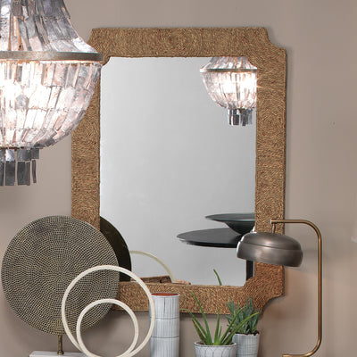 Marina Natural Seagrass Mirror