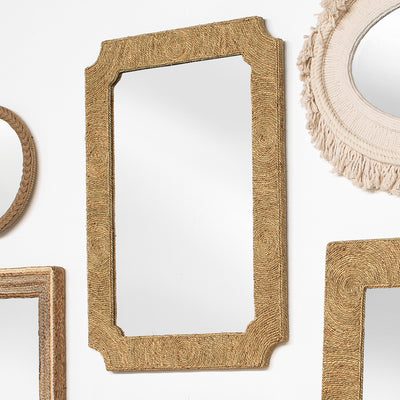 Marina Natural Seagrass Mirror