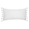Sahati White Bolster Pillow