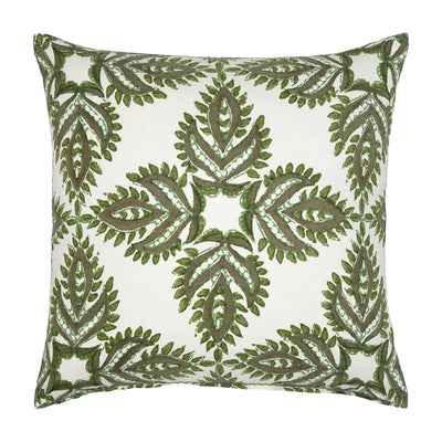 Verdin Dark Sage Pillow Cover