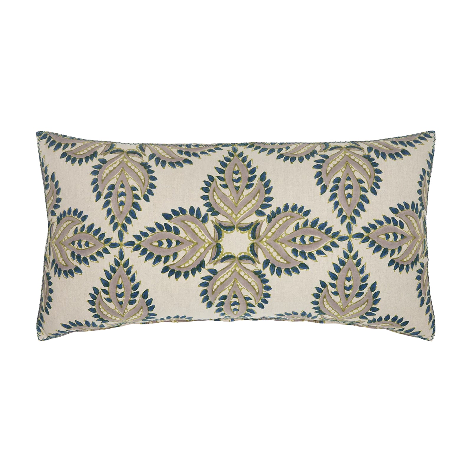 Verdin Peacock Bolster Pillow