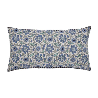 Yavi Azure Bolster Pillow Cover