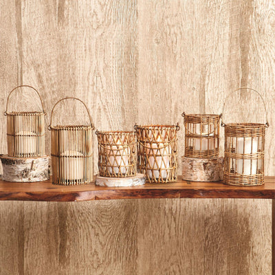 Hand-Crafted Paneled Lanterns