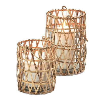 Hand-Crafted Criss-Cross Lantern