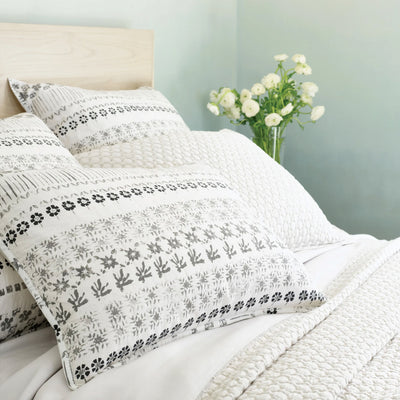 Hawthorn Grey Coverlet & Sham