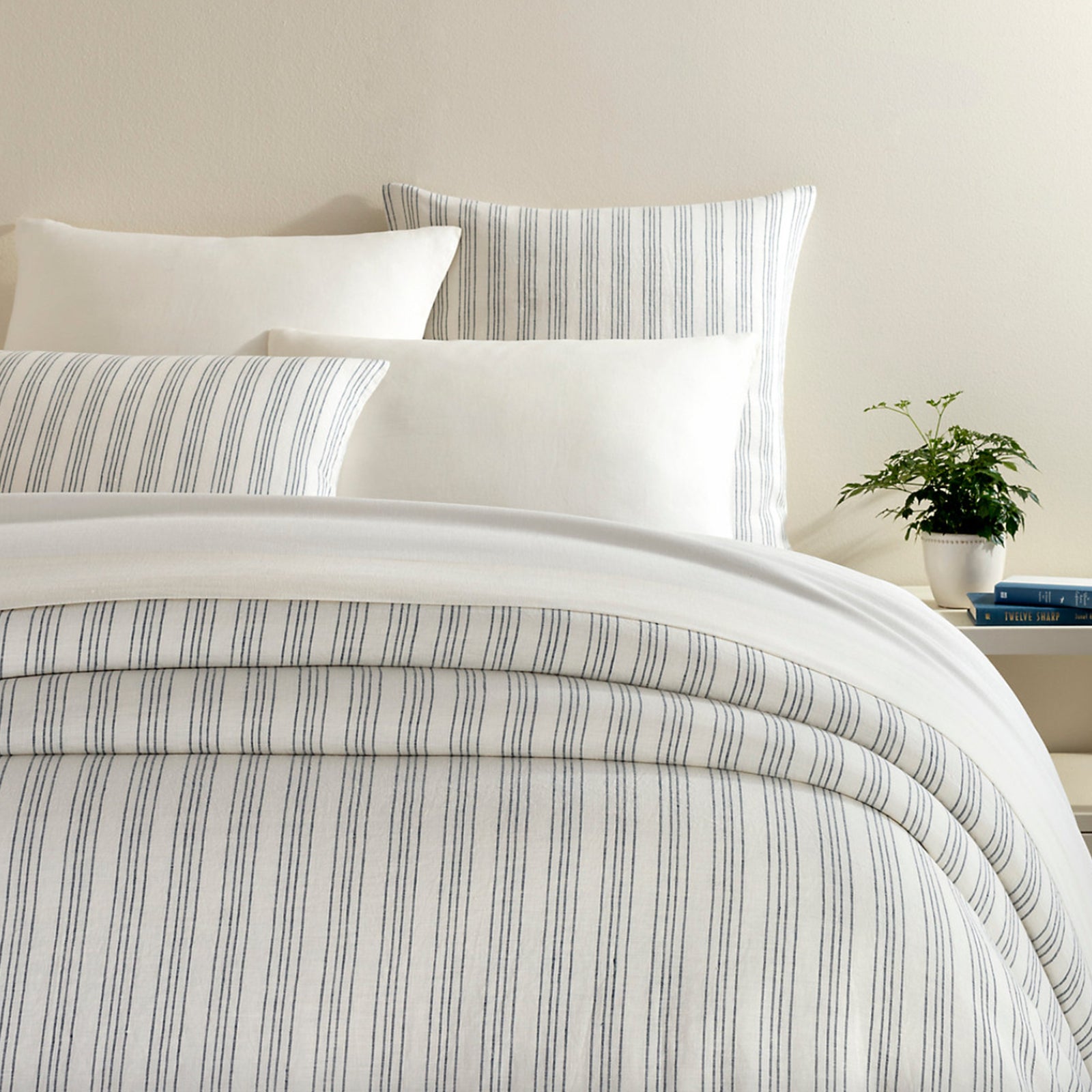 Lush Linen Stripe Duvet & Shams