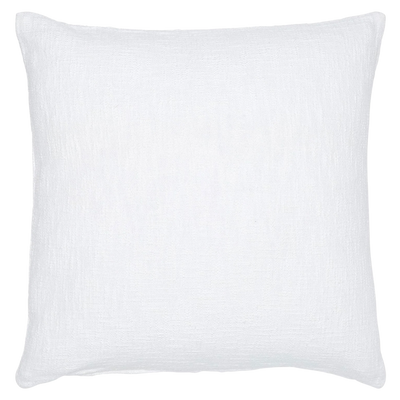 White Woven Pillow