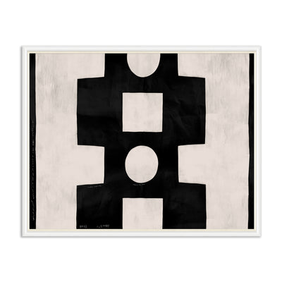 Paule Marrot White & Black Abstract