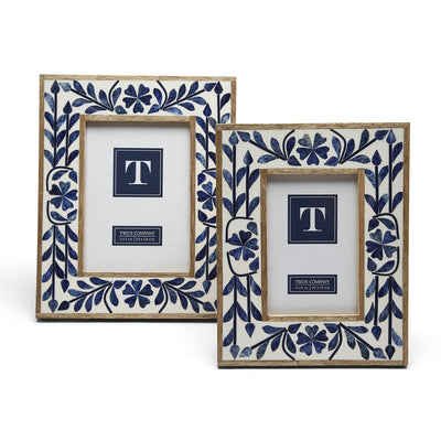 Blue Belle Bone Inlay Frame