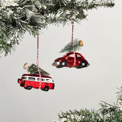 Christmas Tree on Van Ornament