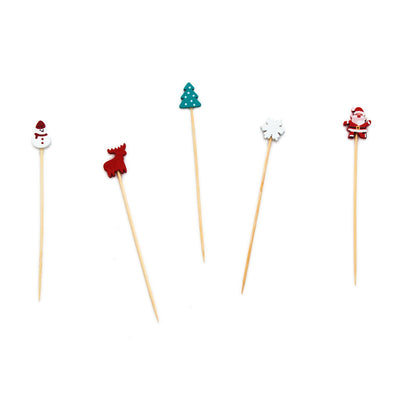 Snowman Cocktail Picks