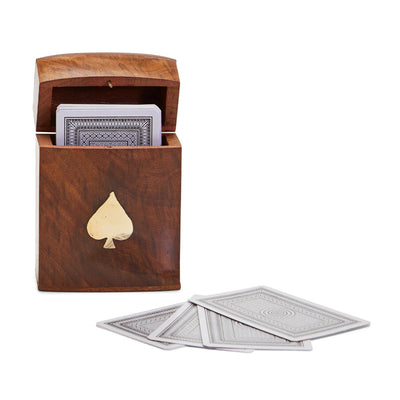 Playing Card and Wooden Box Set