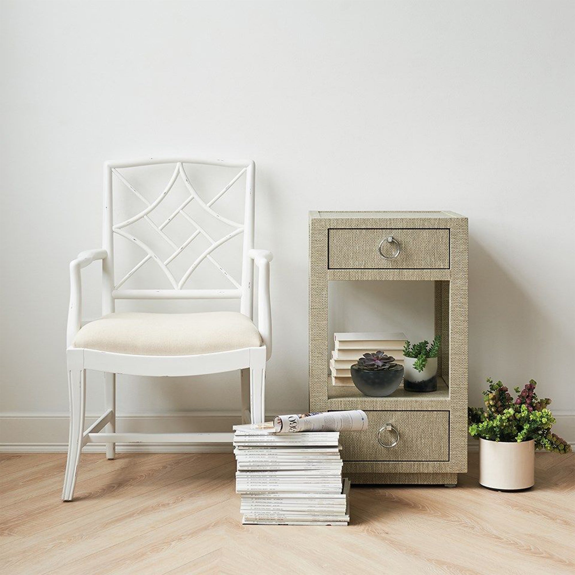 Camilla 2 Drawer Side Table