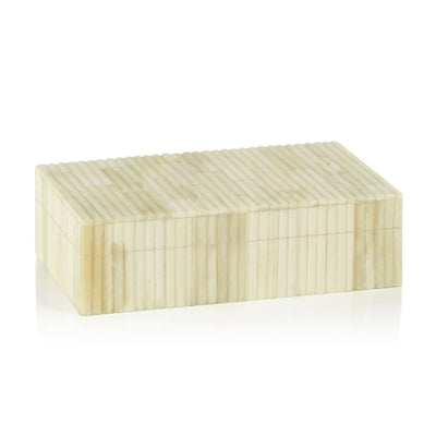 St. Ives Ribbed Bone Inlaid Box