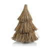 Glitter Trim Natural Rope Tree