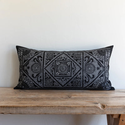 Ramsey Charcoal Dark Pillow