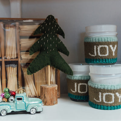 Green Wool Felt Tree