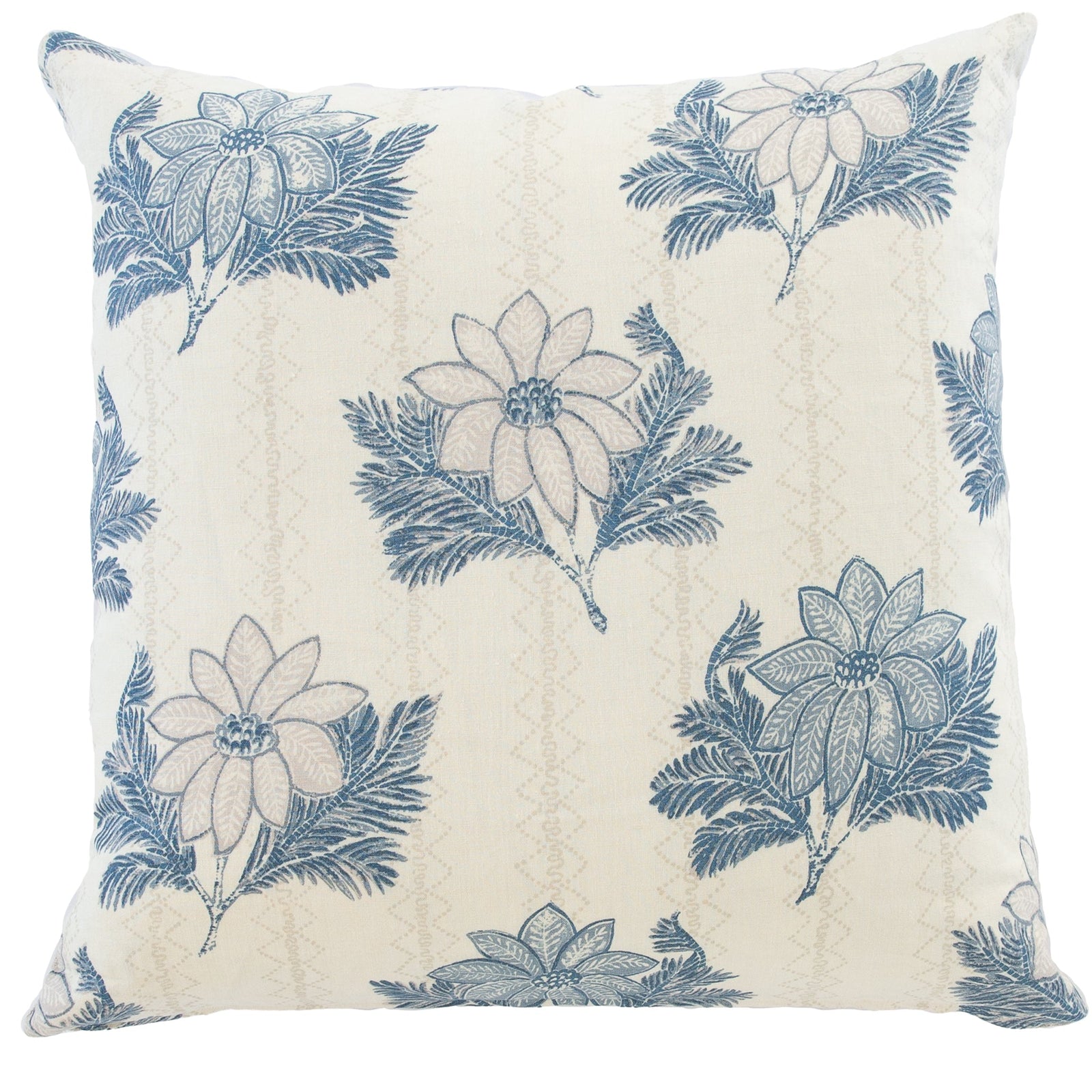 Lucknow Blue Pillow