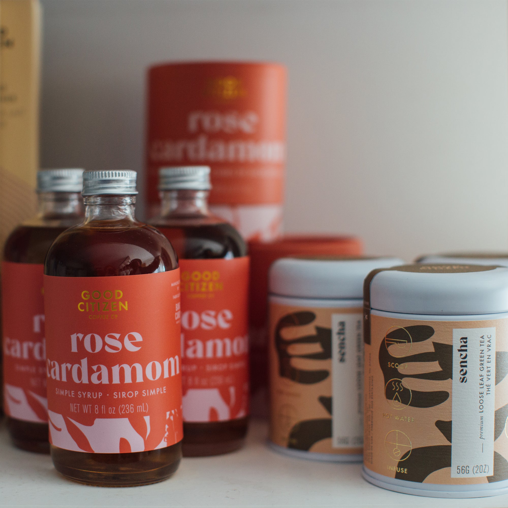 Rose Cardamom Simple Syrup