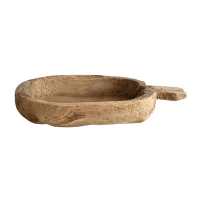 Found Wood Decorative Bowl
