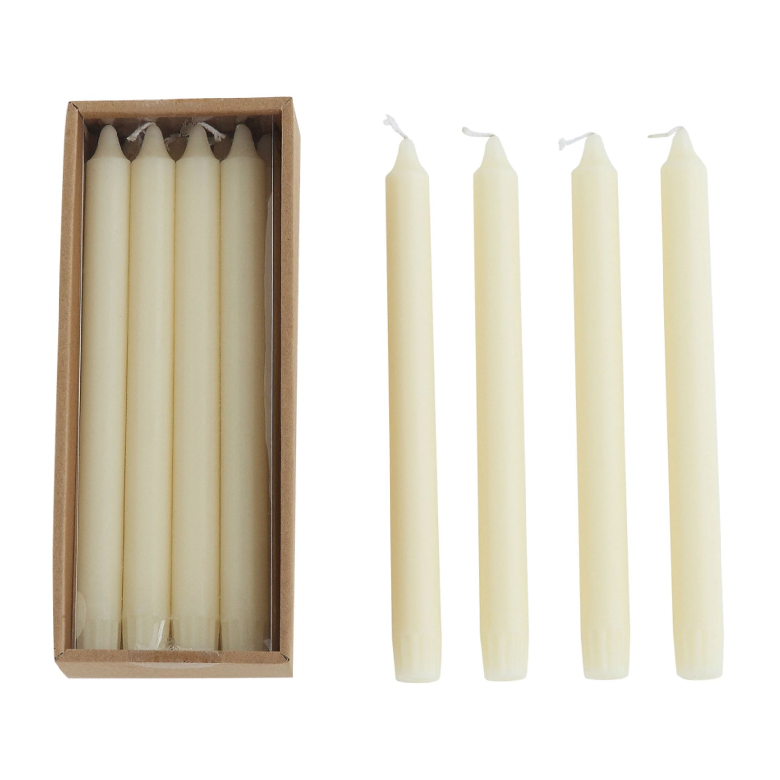 Unscented Taper Candles